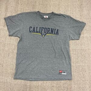 Vintage Nike Cal shirt mens large Grey 2000 y2k golden bears Uni California NCAA